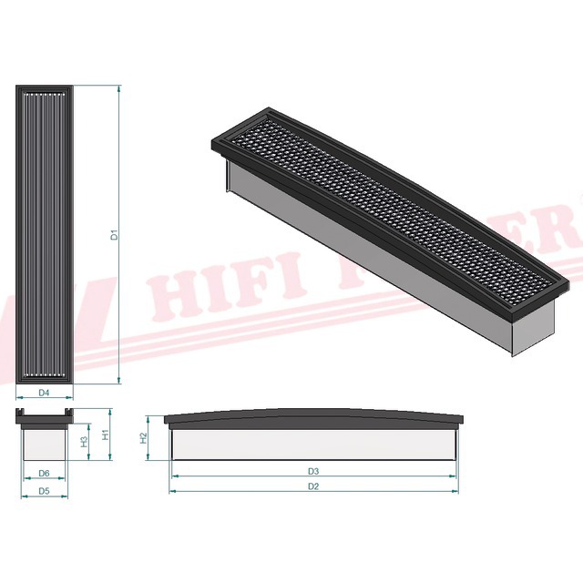 Filtre Habitacle SC 50223 Hifi Filter référence fournisseur HIFSC50223
